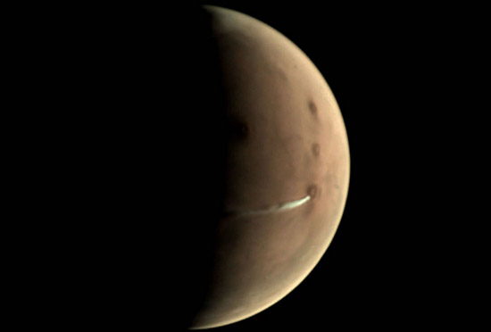 необычное марсианское облако 