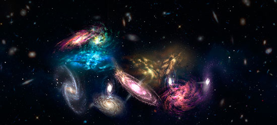 Ученые зафиксировали огромное древнее слияние галактик